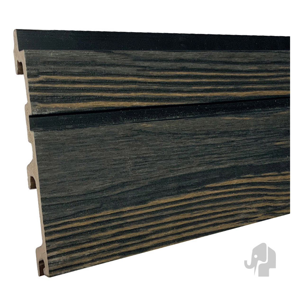 Eva-Last Composiet Gevelbekleding Darkwood Black Stripes S/L